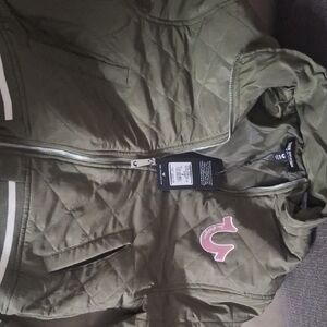 True Religion Kalamata Quilted Zip-Up Jacket